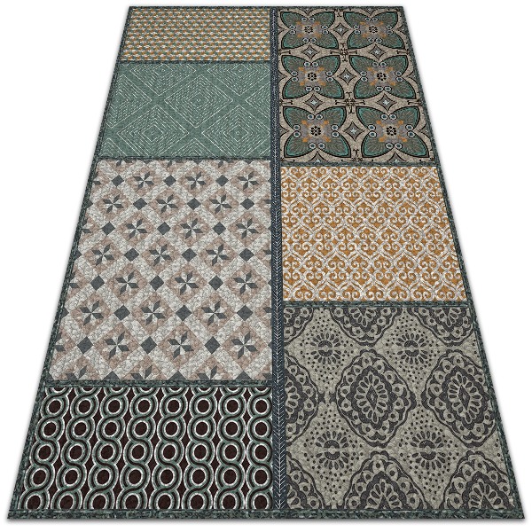 záhradný koberec rôzne textúry