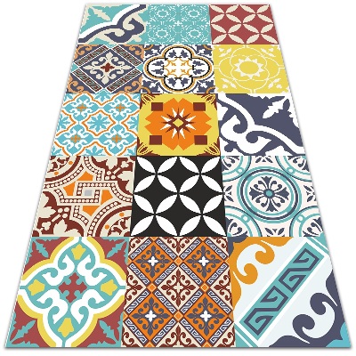 Moderné koberec na terasu Mix farebné vzory