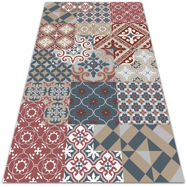 terasový koberec rôzne vzory