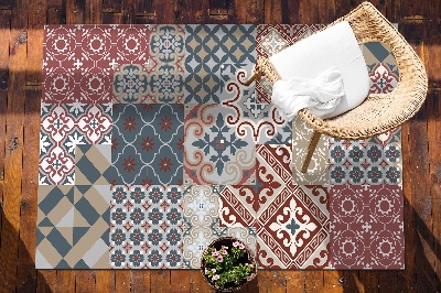 terasový koberec rôzne vzory