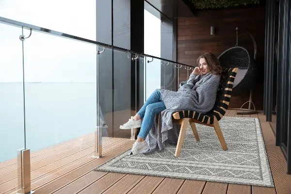 Moderné vonkajšie koberec krásna szlaczki