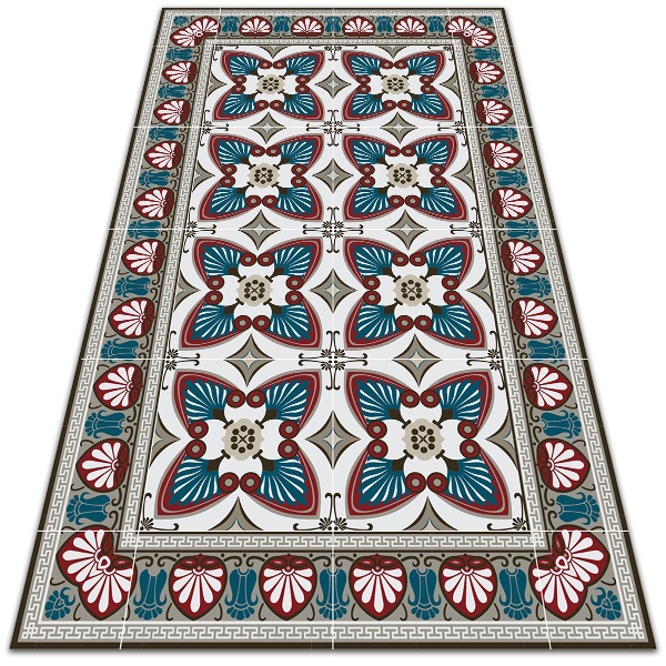 terasový koberec Štýl pávích pier