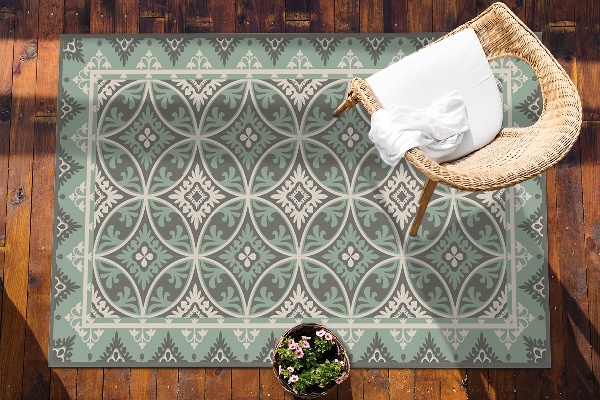 Moderné vonkajšie koberec Retro circle pattern