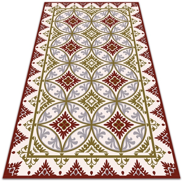 Záhradný koberec krásny vzor geometrický vzor