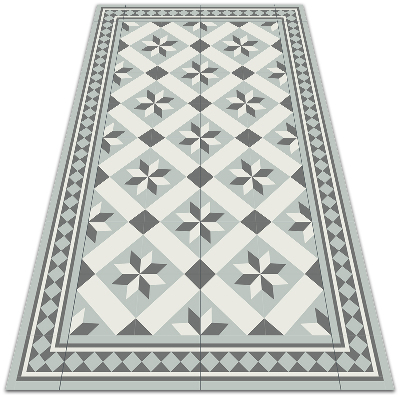 Moderné koberec na terasu osemcípa hviezda