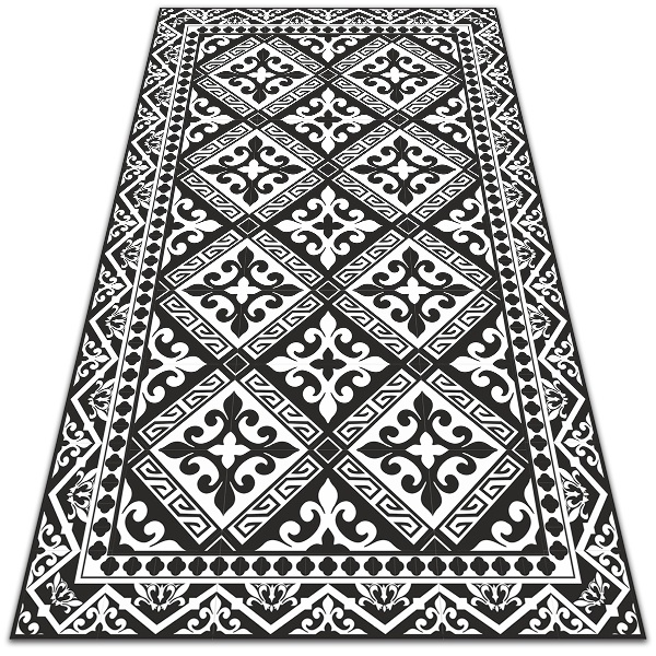 Vonkajšie záhradné koberec geometrické vzory