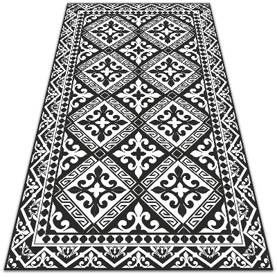 Vonkajšie záhradné koberec geometrické vzory