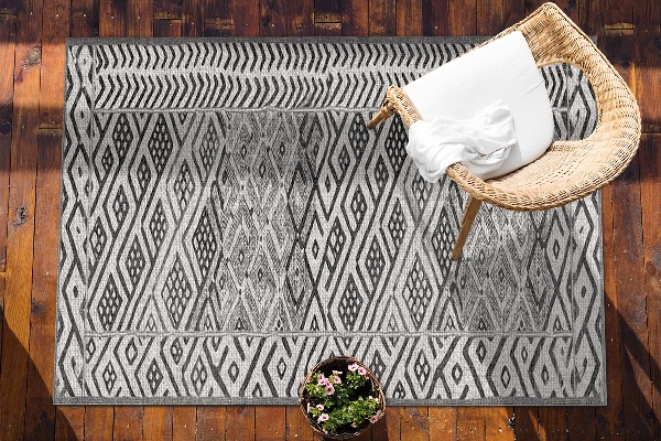 Moderné Koberec na balkóne etnické pattern