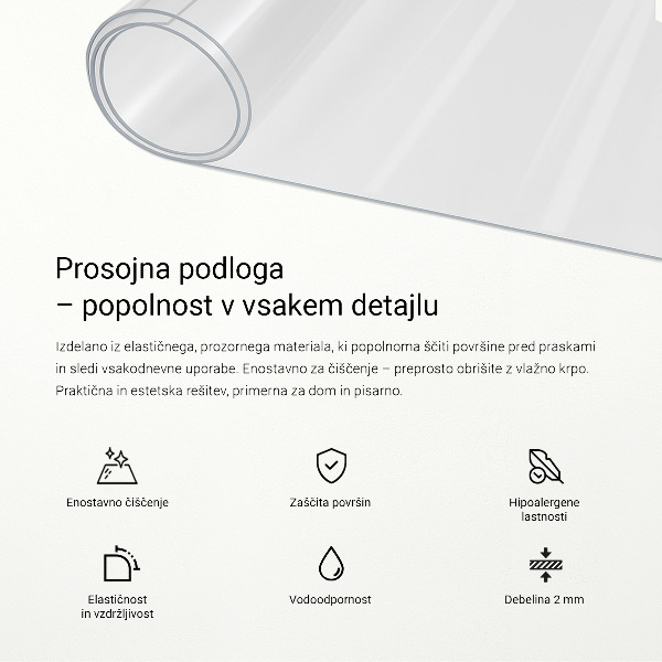 Mäkké sklo na stôl