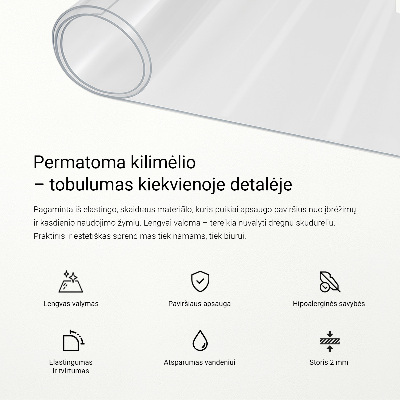 Mäkké sklo priehľadné