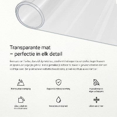Mäkké sklo priehľadné