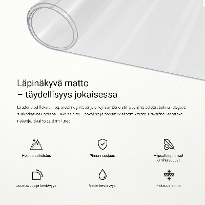 Mäkké sklo priehľadné