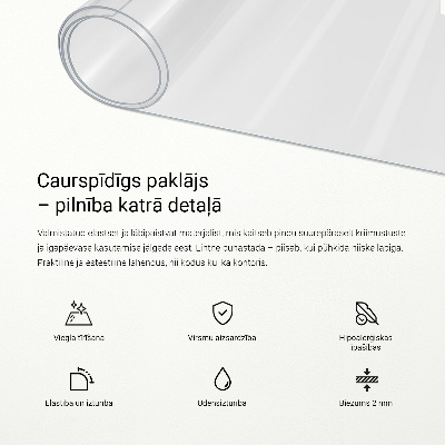 Mäkké sklo priehľadné