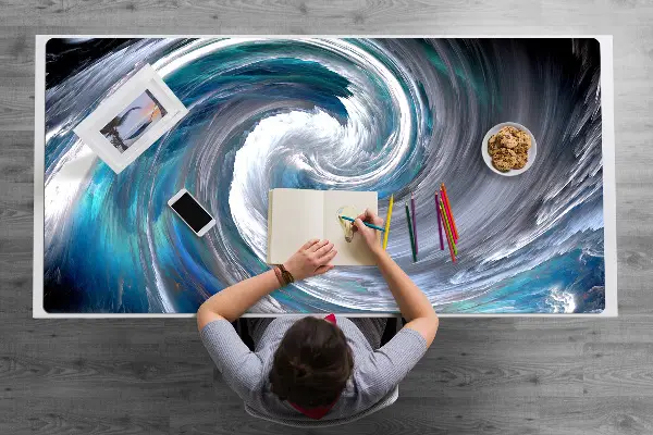 Veľká podložka na stôl pre deti vír