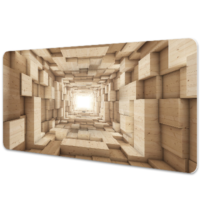 Ochranná podložka na stôl abstraktné drevo