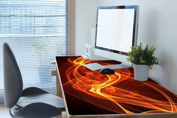 Ochranná podložka na stôl red flame