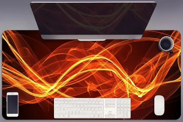 Ochranná podložka na stôl red flame