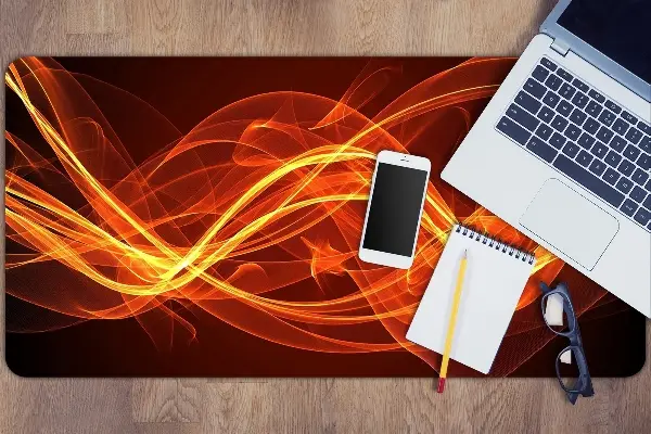 Ochranná podložka na stôl red flame