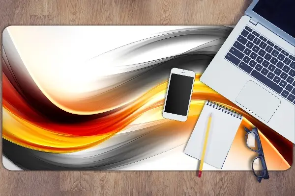Stolová podložka abstrakcie oranžová