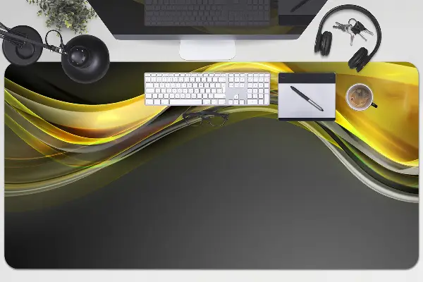 Ochranná podložka na stôl abstrakcie žltý