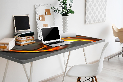 Ochranná podložka na stôl abstrakcie oranžová