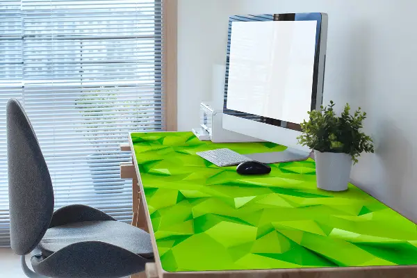 Ochranná podložka na stôl abstrakcie green