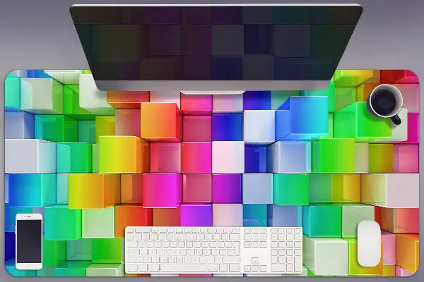 Pracovný podložka na stôl farba abstrakcie