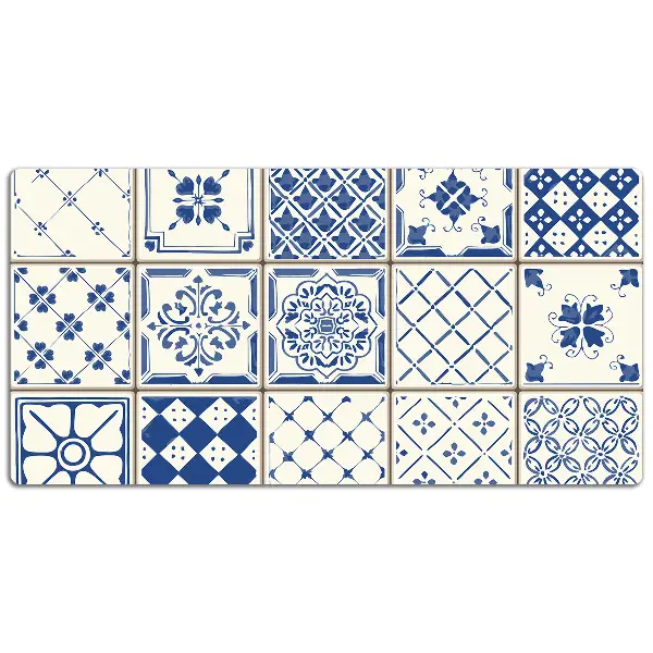 Pracovný podložka na stôl dlaždice blue