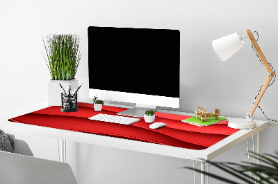 Pracovný podložka na stôl abstrakcie červená