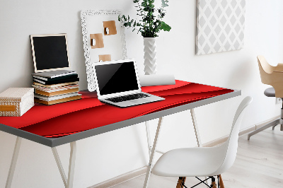 Pracovný podložka na stôl abstrakcie červená
