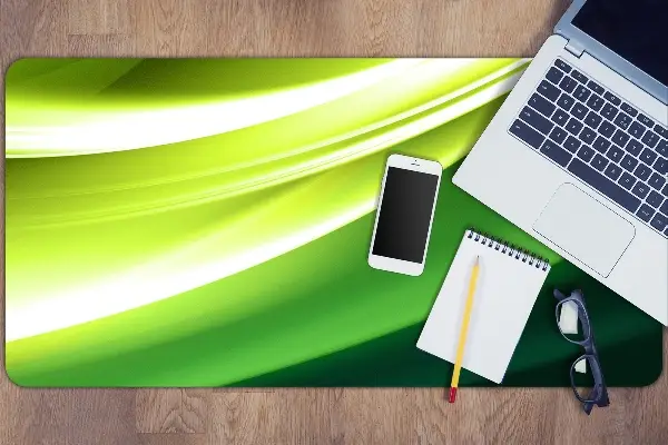 Pracovný podložka na stôl abstrakcie green