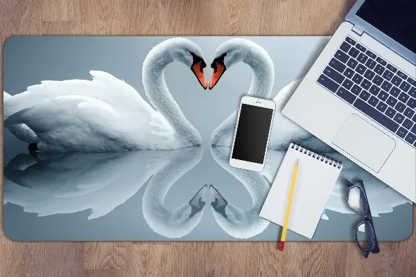 Veľká podložka na stôl pre deti labute