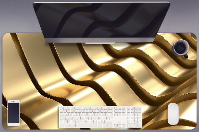 Podložka na písací stôl zlaté predmety