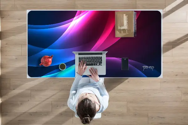 Ochranná podložka na stôl ružový prechod
