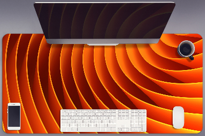 Ochranná podložka na stôl oranžové vlny