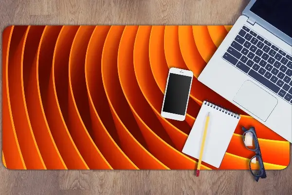 Ochranná podložka na stôl oranžové vlny