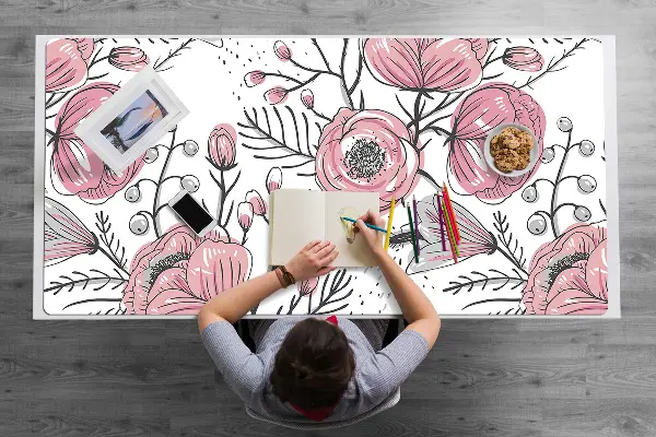 Pracovný podložka na stôl Pastel Roses Art