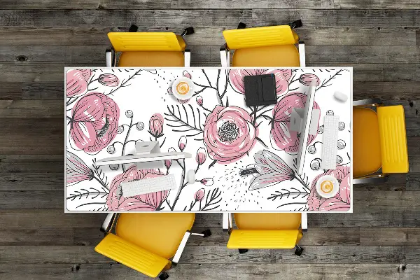 Pracovný podložka na stôl Pastel Roses Art
