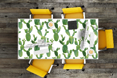 Ochranná podložka na stôl maľované kaktusy