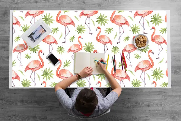 Veľká podložka na stôl pre deti Flamingos