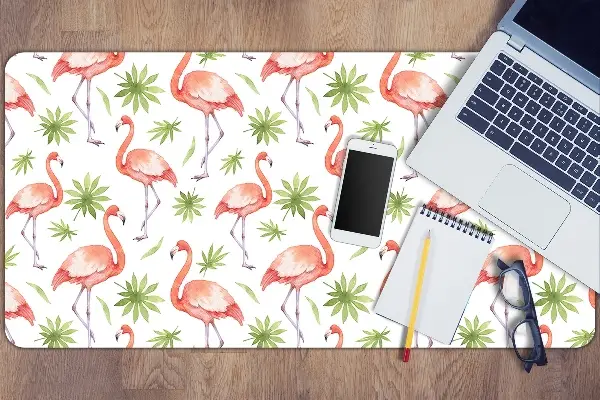 Veľká podložka na stôl pre deti Flamingos