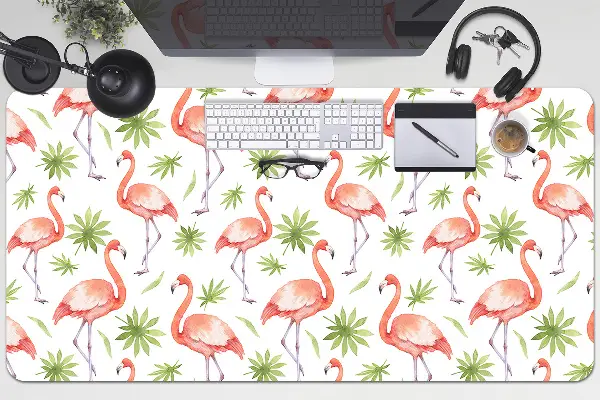 Veľká podložka na stôl pre deti Flamingos