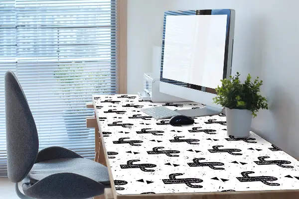 Podložka na písací stôl black kaktusy