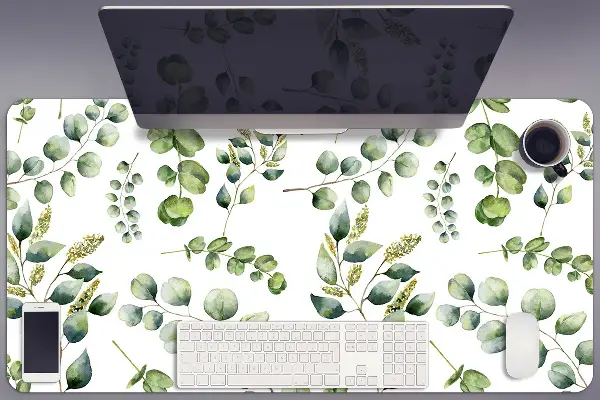 Pracovný podložka na stôl Eucalyptus kvety