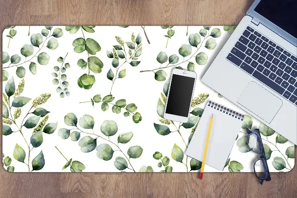 Pracovný podložka na stôl Eucalyptus kvety
