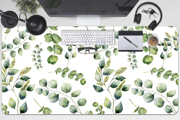 Pracovný podložka na stôl Eucalyptus kvety