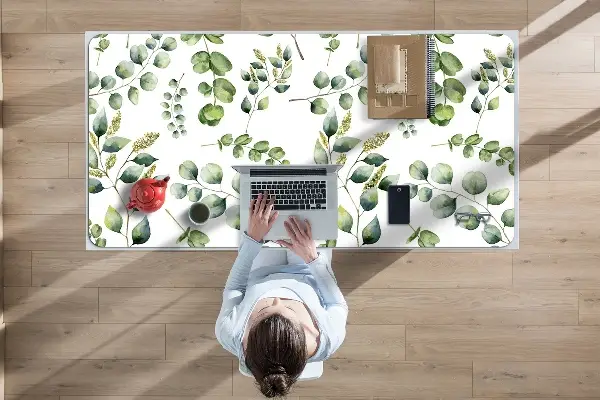 Pracovný podložka na stôl Eucalyptus kvety
