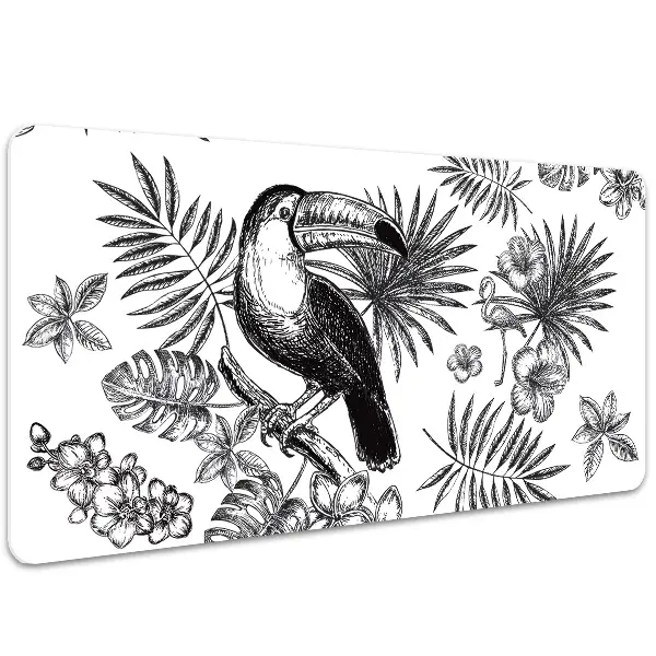 Stolová podložka Tropical black and white