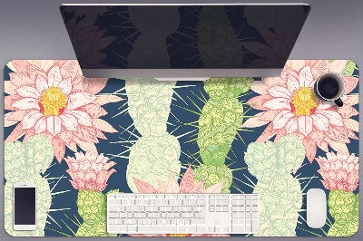 Podložka na písací stôl kaktus kvety