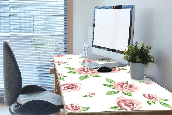Ochranná podložka na stôl pastelové kvety